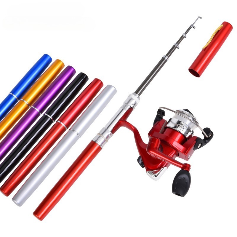 Penn Reel Fierce - 1 ชุด Telescopic Mini แบบพกพาพ็อกเก็ตปากกา Casting
