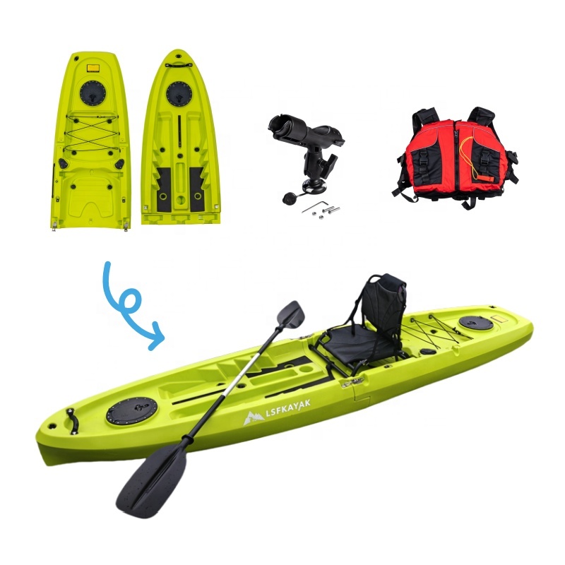 Fishing Kayak Sit On Top - เรือคายัคแบบแยกส่วน LSF Novel 3.3 เมตร 11