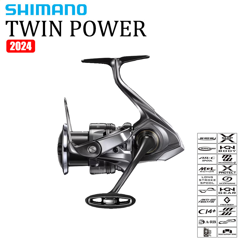 รอกตกปลา SHIMANO 2024 TWINPOWE - Shimano Reel Sustain บทวิจารณ์และราคา