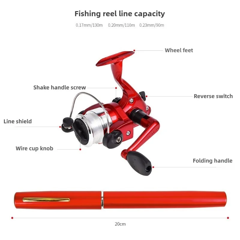 1 ชุด Telescopic Mini แบบพกพาพ - Penn Reel Fierce บทวิจารณ์และราคา