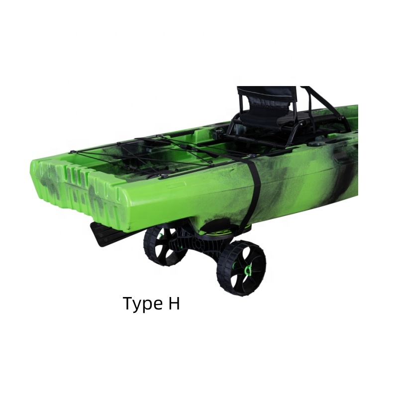 รถเข็นพลาสติกแบบ J สำหรับเรือค - Fishing Kayak Cart บทวิจารณ์และราคา