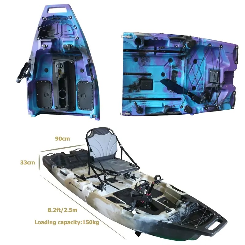 เรือคายัคแบบโมดูลาร์ 8 ฟุต พร้ - Fishing Kayak Seat บทวิจารณ์และราคา