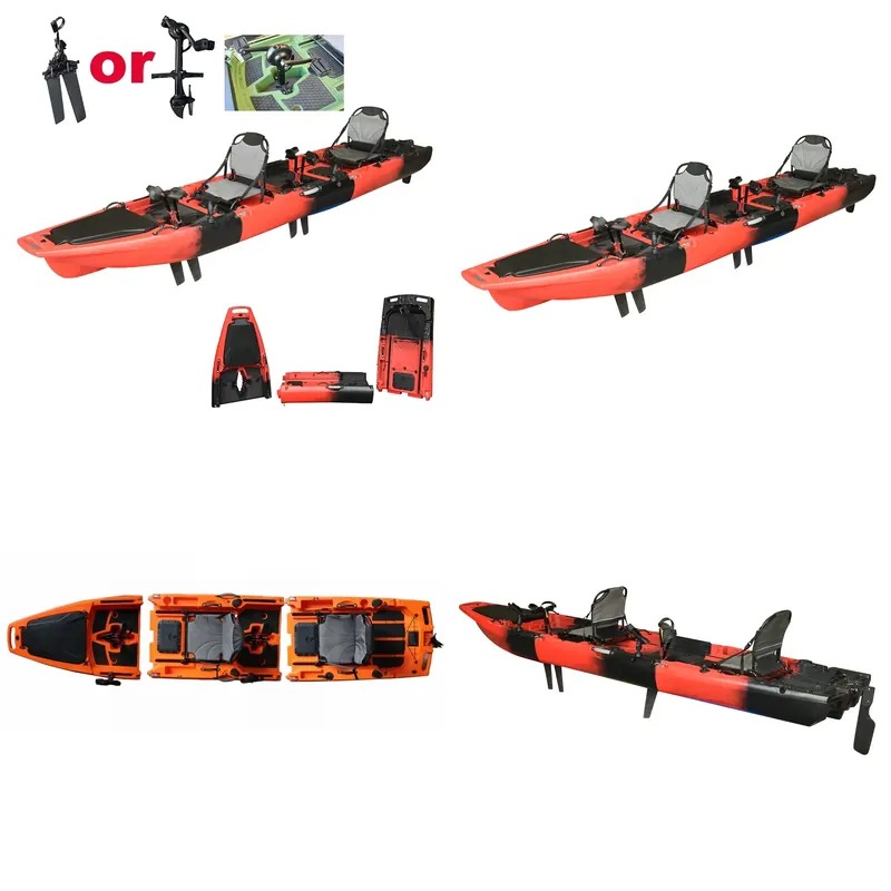 เรือคายัคแบบนั่งบน 2 ที่นั่ง ข - Fishing Kayak Sit On Top บทวิจารณ์และราคา
