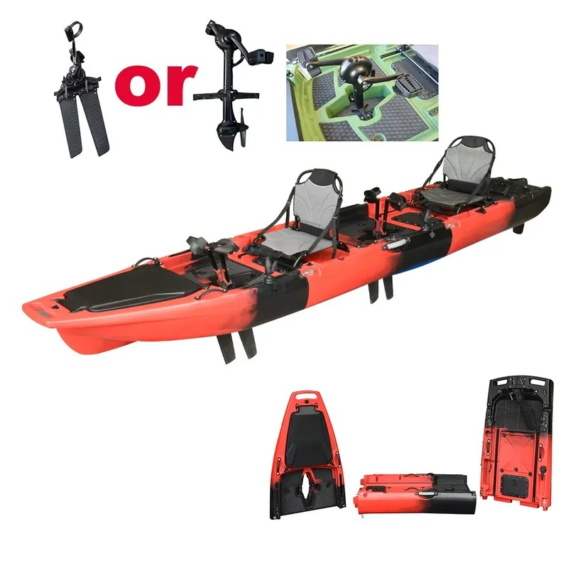เรือคายัคแบบนั่งบน 2 ที่นั่ง ข - Fishing Kayak Sit On Top บทวิจารณ์และราคา