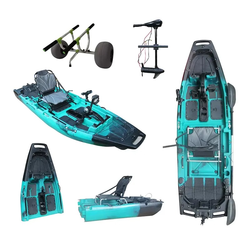 เรือคายัคแบบนั่งบน HDPE/PE สำห - Fishing Kayak Sit On Top บทวิจารณ์และราคา