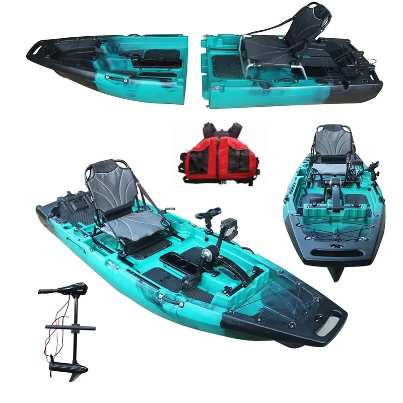 เรือคายัคแบบนั่งบน HDPE/PE สำห - Fishing Kayak Sit On Top บทวิจารณ์และราคา