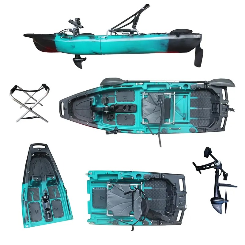 เรือคายัคแบบนั่งบน HDPE/PE สำห - Fishing Kayak Sit On Top บทวิจารณ์และราคา