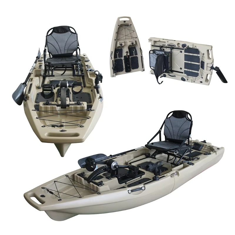 เรือคายัคแบบนั่งบน HDPE/PE สำห - Fishing Kayak Sit On Top บทวิจารณ์และราคา