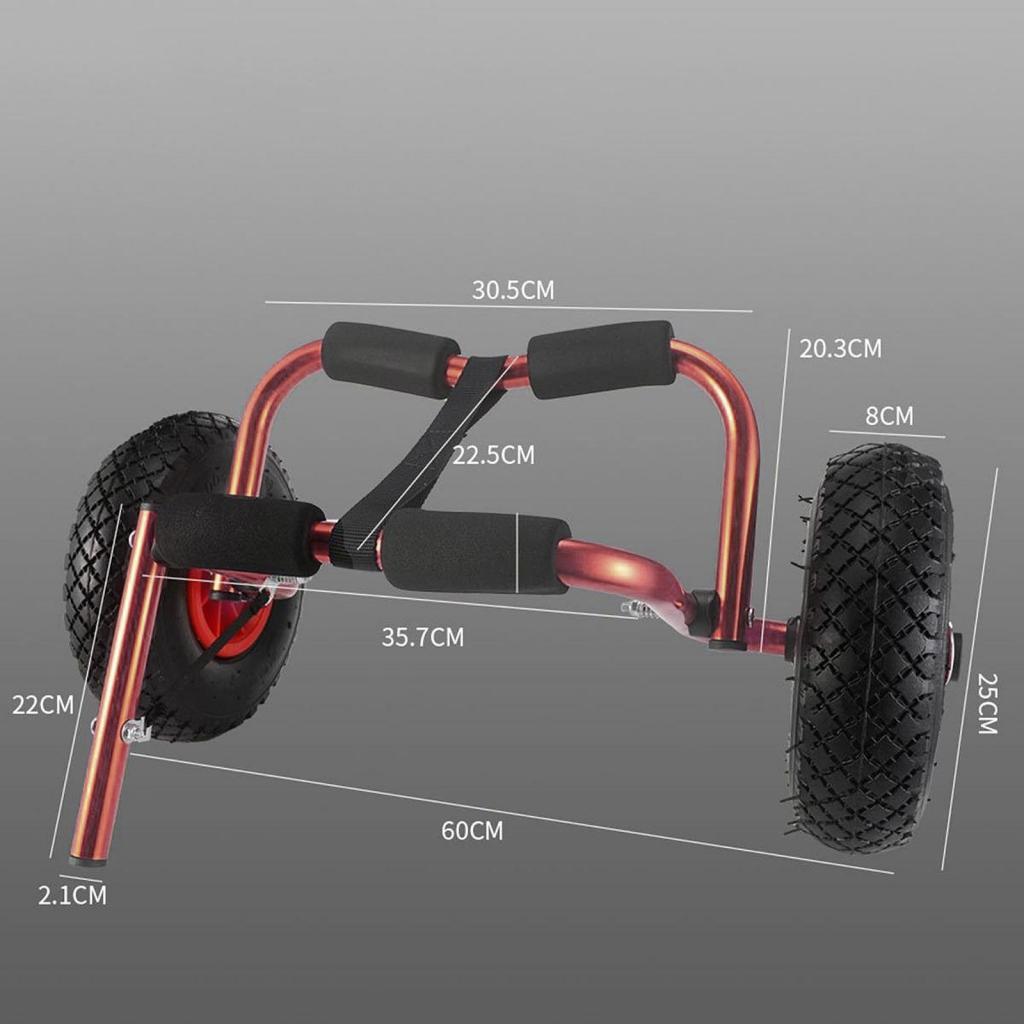 รถเข็นคายัคแบบปรับได้ พับเก็บไ - Fishing Kayak Cart บทวิจารณ์และราคา